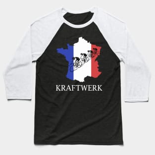 Kraftwerk France flag Baseball T-Shirt